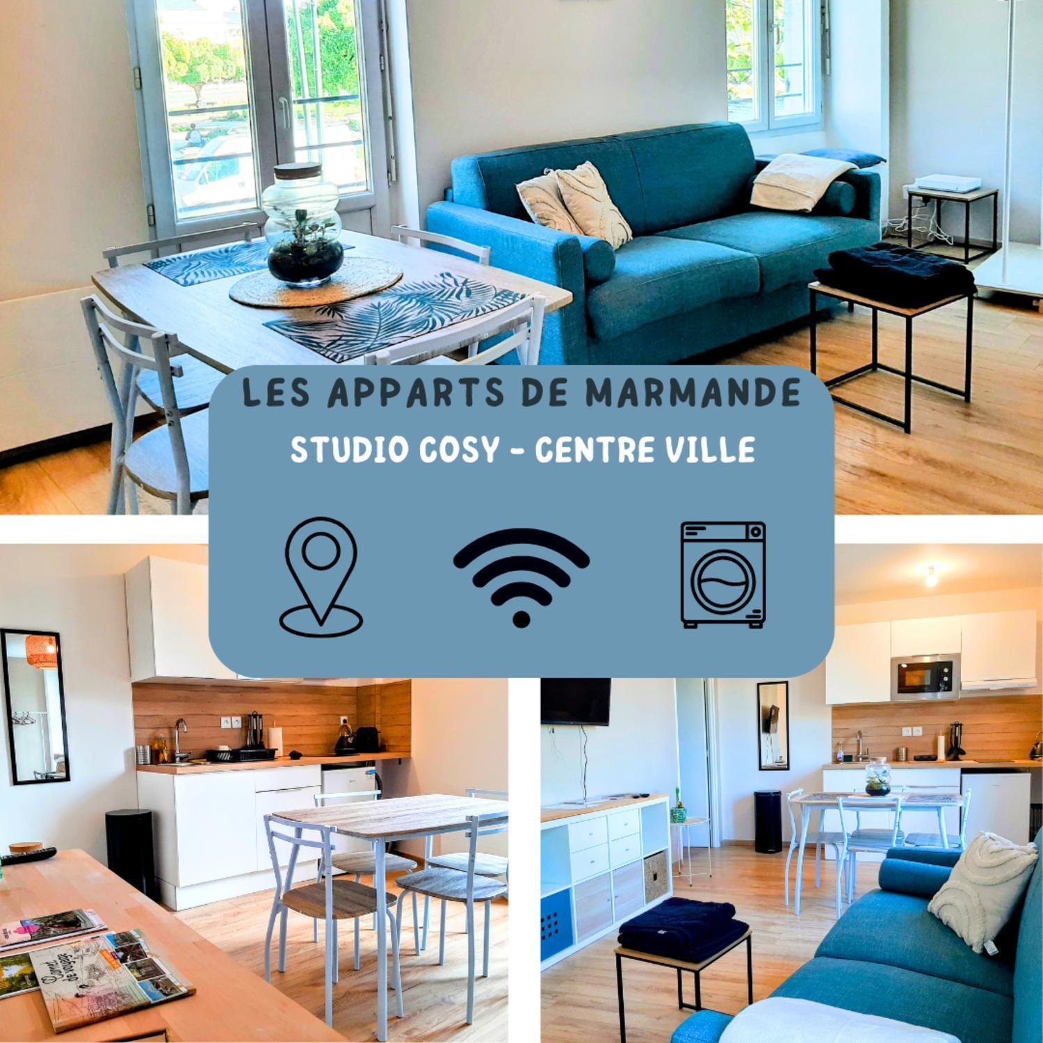 Les Apparts De Marmande - Appart Cosy, Centre De Marmande Dış mekan fotoğraf